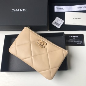 CHANEL 19 серия сумочка из кожи ягненка « » Размер： 20x12,2x1 см