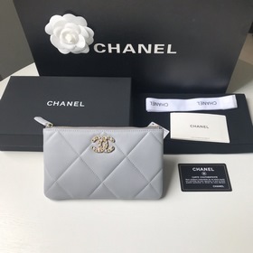 CHANEL 19 серия сумочка из кожи ягненка « » Размер： 20x12,2x1 см