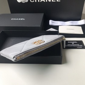 CHANEL 19 серия сумочка из кожи ягненка « » Размер： 20x12,2x1 см