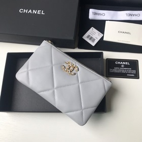 CHANEL 19 серия сумочка из кожи ягненка « » Размер： 20x12,2x1 см