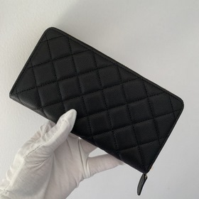 CHANEL &nbsp;Длинный кошелек на молнии &nbsp;Клатч Новый