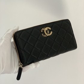 CHANEL &nbsp;Длинный кошелек на молнии &nbsp;Клатч Новый