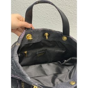 Джинсовая сумка Chanel Денимная сумка с шелкографией Сумка Джинсо