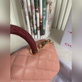 CHANEL Сумка с клапаном и ручкой, одноплечевая сумка, светло-золо