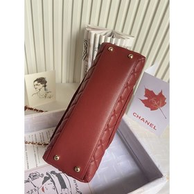 CHANEL Сумка с клапаном и ручкой, одноплечевая сумка, светло-золо
