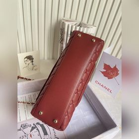 CHANEL Сумка с клапаном и ручкой, одноплечевая сумка, светло-золо
