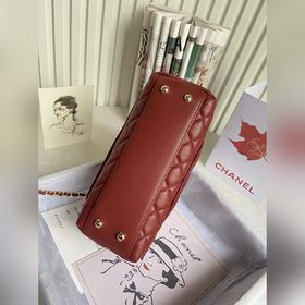 CHANEL Сумка с клапаном и ручкой, одноплечевая сумка, светло-золо
