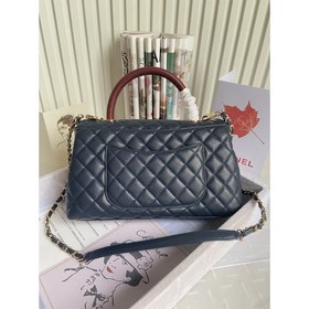 CHANEL Сумка с клапаном и ручкой, сумка через плечо, светло-золот