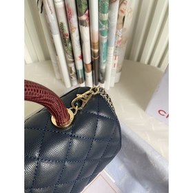 CHANEL Сумка с клапаном и ручкой, одноплечевая сумка, светло-золо