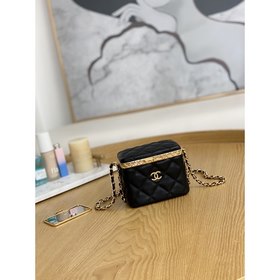 Chanel Импортная кожа ягненка Маленькая косметичка, модель 049850