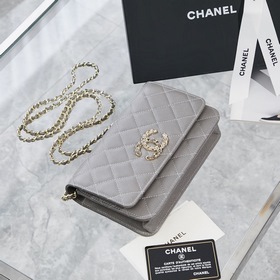 Chanel осенне-зимняя новинка WOC Маленькая сумка на цепочке Разме
