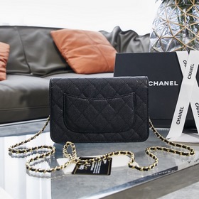 Chanel осенне-зимняя новинка WOC Маленькая сумка на цепочке Разме