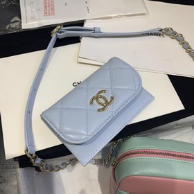 CHANEL Модель AP1192 Сумка из овечьей кожи с двумя цепочками Эта