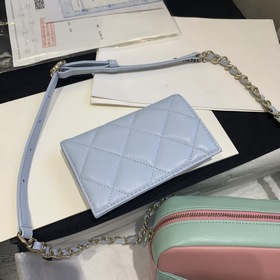 CHANEL Модель AP1192 Сумка из овечьей кожи с двумя цепочками Эта