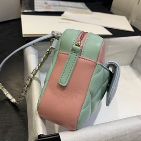 CHANEL Модель AP1192 Сумка из овечьей кожи с двумя цепочками Эта