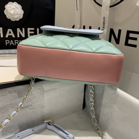CHANEL Модель AP1192 Сумка из овечьей кожи с двумя цепочками Эта