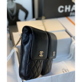 CHANEL сумка-близнец Эта сумка имеет превосходную текстуру и диза