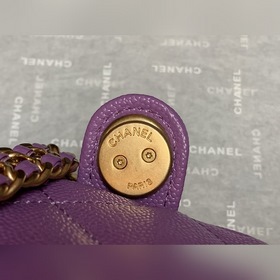 CHANEL Модель AS3108 Двойной рюкзак из кожи личи Новая весенняя и