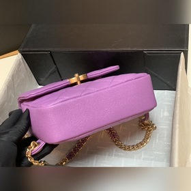 CHANEL Модель AS3108 Двойной рюкзак из кожи личи Новая весенняя и