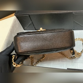 CHANEL Модель AS3108 Двойной рюкзак из кожи личи Новая весенняя и