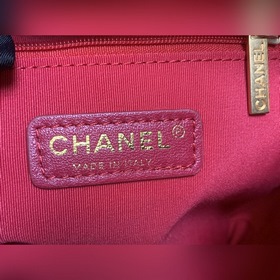 CHANEL Модель AS3108 Двойной рюкзак из кожи личи Новая весенняя и