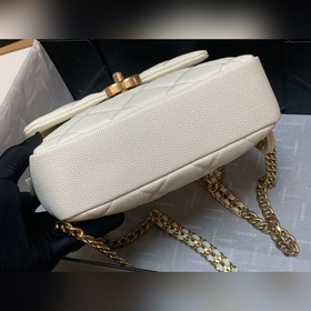 CHANEL Модель AS3108 Двойной рюкзак из кожи личи Новая весенняя и