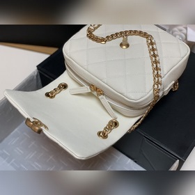 CHANEL Модель AS3108 Двойной рюкзак из кожи личи Новая весенняя и