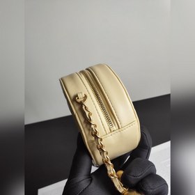 Chanel mini золотой шарик, модель 1466 С оригинальной фурнитурой