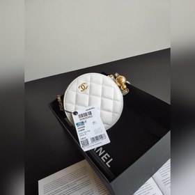 Chanel mini золотой шарик, модель 1466 С оригинальной фурнитурой