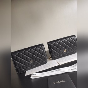 Chanel Магнитная застежка WOC, небольшая сумка через плечо, импо