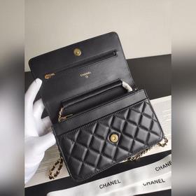 Chanel Магнитная застежка WOC, небольшая сумка через плечо, импо