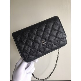 Chanel Магнитная застежка WOC, небольшая сумка через плечо, импо