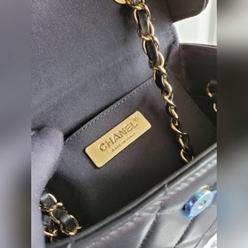Chanel мини-сумка из овечьей кожи с клапаном, сумка через плечо, 
