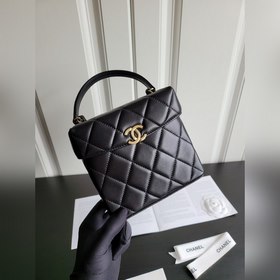 Chanel мини-сумка из овечьей кожи с клапаном, сумка через плечо,