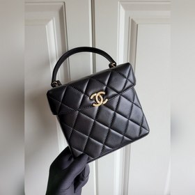 Chanel мини-сумка из овечьей кожи с клапаном, сумка через плечо,