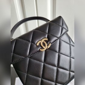 Chanel мини-сумка из овечьей кожи с клапаном, сумка через плечо,