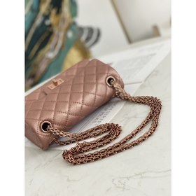 Chanel 2.55 Mini сумка с клапаном Ретро-рельефная кожа телячья с