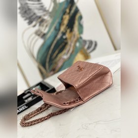 Chanel 2.55 Mini сумка с клапаном Ретро-рельефная кожа телячья с