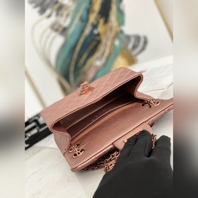 Chanel 2.55 Mini сумка с клапаном Ретро-рельефная кожа телячья с