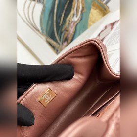Chanel 2.55 Mini сумка с клапаном Ретро-рельефная кожа телячья с