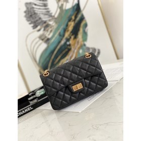 Chanel 2.55 Mini сумка с клапаном Ретро-рельефная кожа телячья с