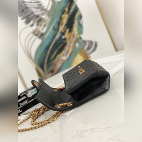 Chanel 2.55 Mini сумка с клапаном Ретро-рельефная кожа телячья с