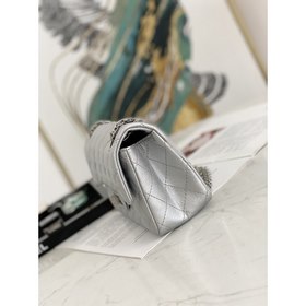 Chanel 2.55 Mini сумка с клапаном Ретро-рельефная кожа телячья с