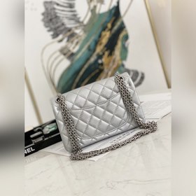 Chanel 2.55 Mini сумка с клапаном Ретро-рельефная кожа телячья с
