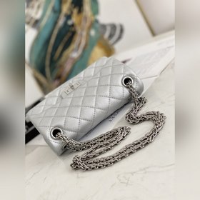 Chanel 2.55 Mini сумка с клапаном Ретро-рельефная кожа телячья с