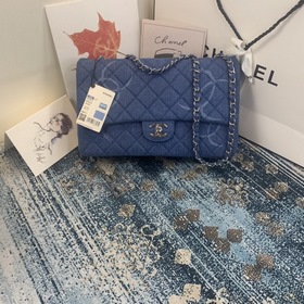 Новая модель Chanel, модель： AS2072 Джинсовая ткань Свободный кр