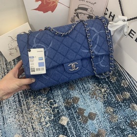 Новая модель Chanel, модель： AS2072 Джинсовая ткань Свободный кр
