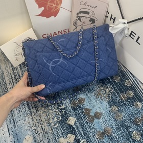 Новая модель Chanel, модель： AS2072 Джинсовая ткань Свободный кр