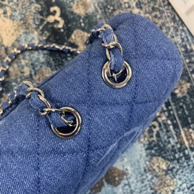 Новая модель Chanel, модель： AS2072 Джинсовая ткань Свободный кр