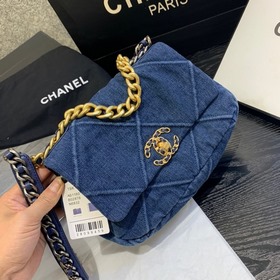 Серия джинсовой ткани CHANEL Сумка-тофу Модель： AS1161 Маленькая：